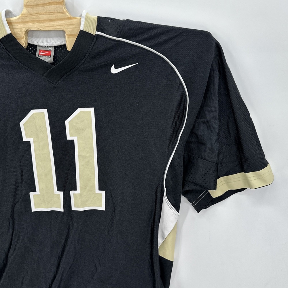 Y2K Nike Wake Forest Deacon Demons NC Football Jersey Number 11 Men's Size M - Picture 4 of 15